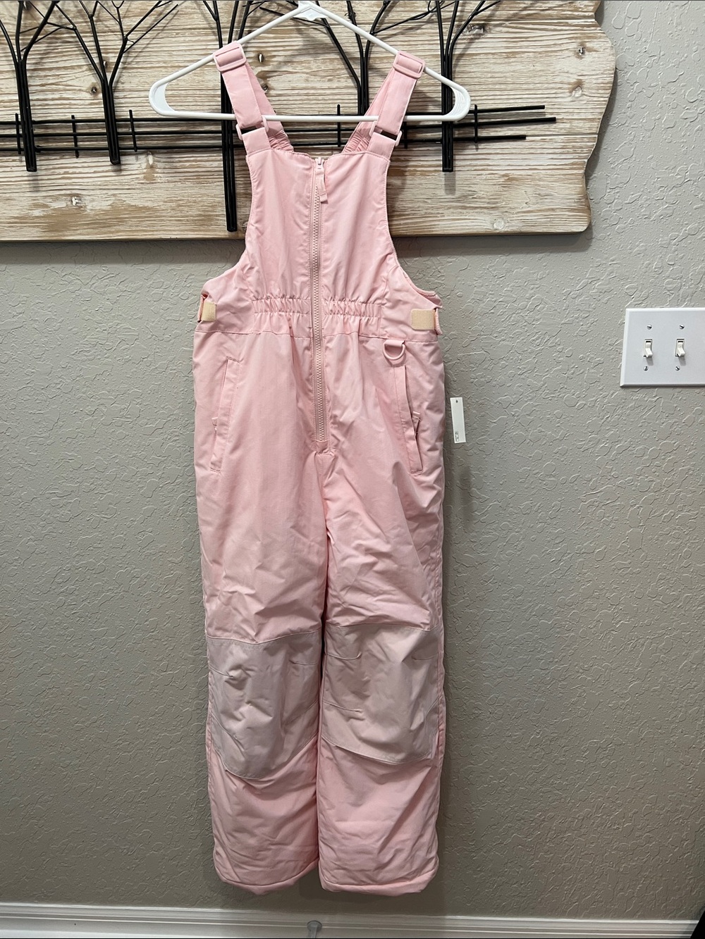 Amazon Essentials Pink Insulated Snow Bibs for Kids